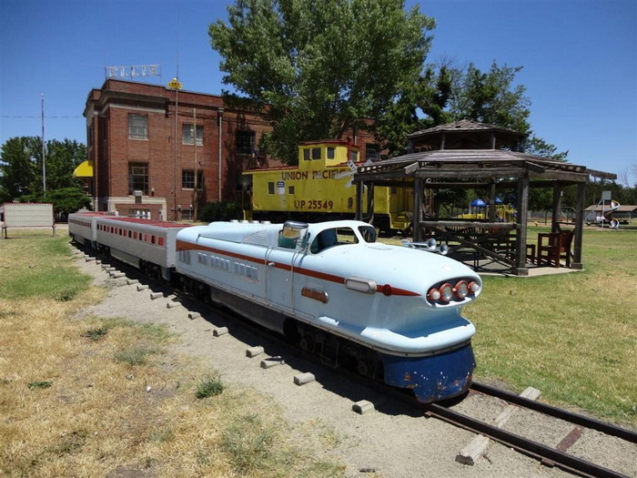 Silver Lake Express - Ottawa Aerotrain Now At Ellis Railroad Museum In Kansas (newer photo)